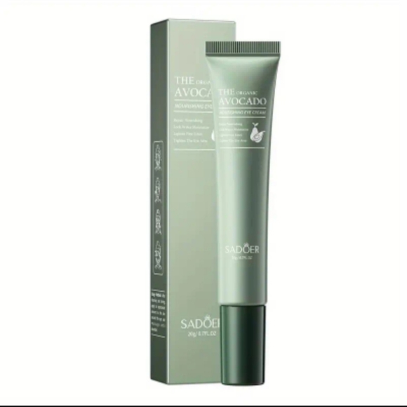 Avocado Eye Cream Hydrating Healthy Skin. Nourishing Fade Wriskles - Picture 4 of 12